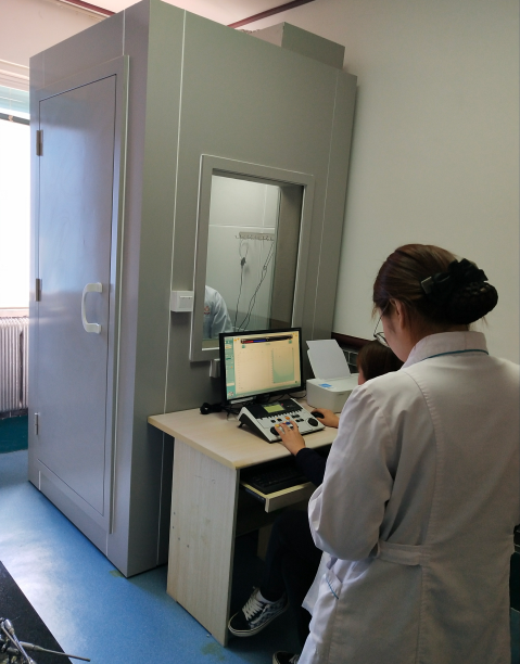 單門(mén)單墻聽(tīng)力篩查電測(cè)聽(tīng)室4（1.2*1.2*2.36m）